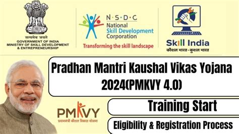 Pradhan Mantri Kaushal Vikas Yojana 2024 PMKVY 4 0 Training Start