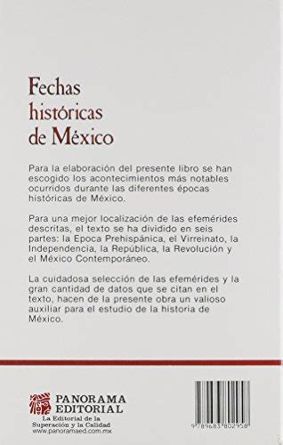 Fechas Historicas De Mexico Mexicos Historical Dates Las Efemerides