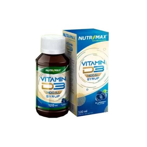 Jual Nutrimax Vitamin D3 400IU Syrup Shopee Indonesia