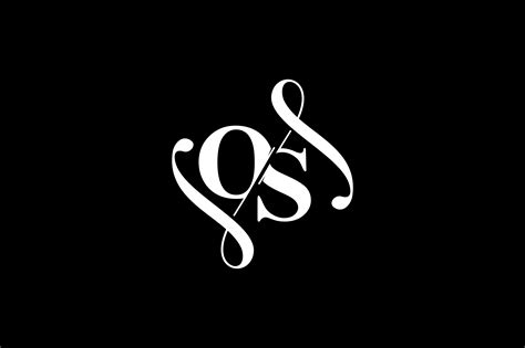 Os Monogram Logo Design V6 Graphic By Greenlines Studios · Creative Fabrica