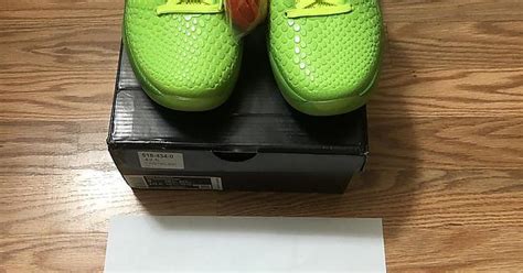 Kobe 6 Grinch Album On Imgur