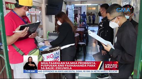 Mga Paaralan Sa Mga Probinsya Puspusan Ang Paghahanda Para Sa Balik