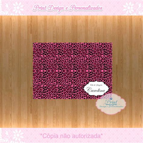 Jogo Americano Chá de Lingerie Oncinha Rosa Elo