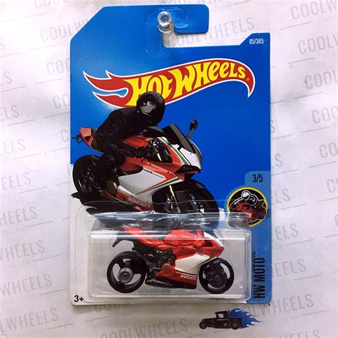 Hot Wheels Ducati Panigale White HW Moto Perfect Birthday Gift Miniature Collectable Model