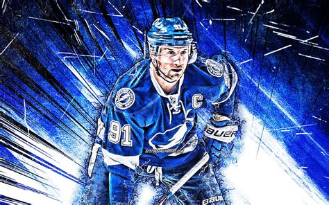 Steven Stamkos Nhl Grunge Art Tampa Bay Lightning Hockey Stars