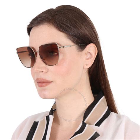 Burberry Alexis Brown Gradient Butterfly Ladies Sunglasses Be3143 110913 61 8056597832991