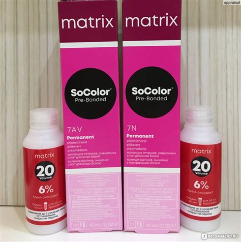 Стойкая крем-краска для волос MATRIX Socolor.beauty - «Красивый ...