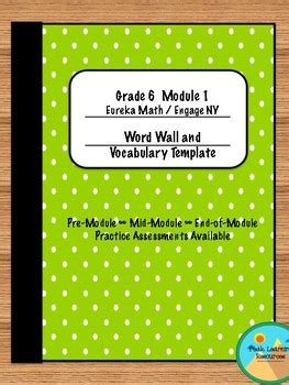 Eureka Engage Ny Grade Module Word Wall And Vocabulary Tpt