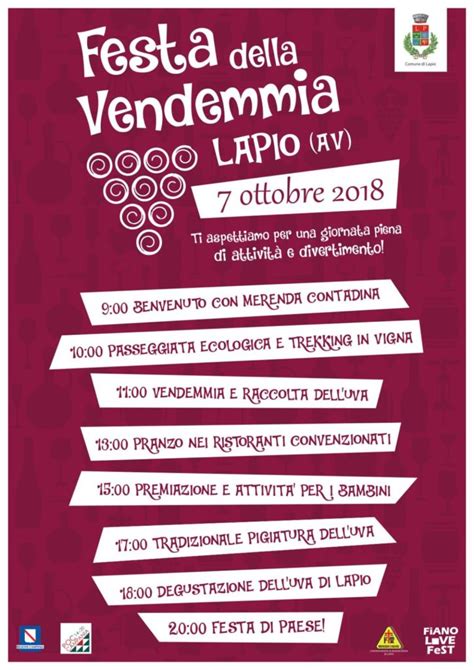 Festa Della Vendemmia Comune Di Lapio