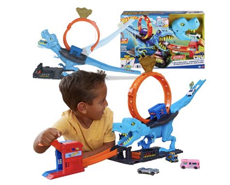 Hot Wheels Dinozaur T Rex Tor Zestaw Prezent Autko Gratis Dziecka Trex