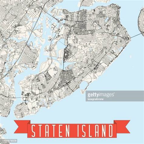 Staten Island Street Map High Res Vector Graphics - Getty Images