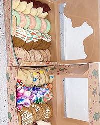 Amazon JOYIN 24 PCS Foiled Christmas Cookie Boxes With Window 8 75