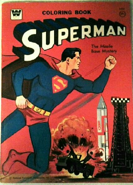 Whitman Superman Coloring Book My Collection