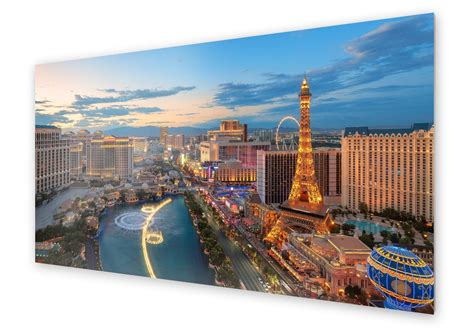 Panel Kuchenny HOMEPRINT Panorama Las Vegas 125x50 Cm HOMEPRINT