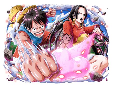 Luffy And Boa Hancock By Bodskih On Deviantart One Piece Comic One