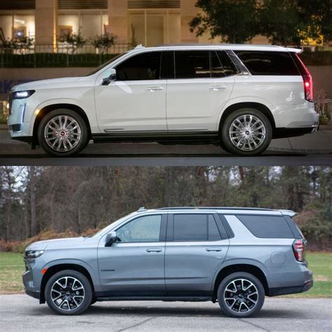 DubiCompare: Cadillac Escalade v/s Chevrolet Tahoe: American Luxury SUV ...