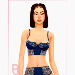 Woman Lingerie Kudret Bra Version The Sims Create A Sim CurseForge