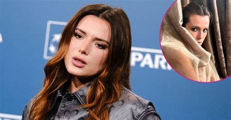 Former Disney Star Bella Thorne Poses Nude Wrapped In Curtain Photo