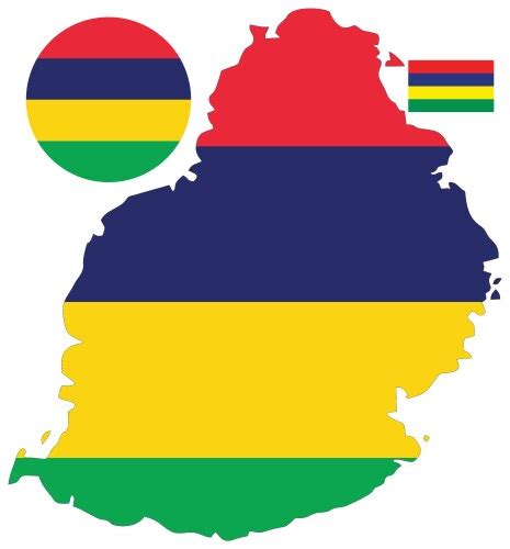 Flag Map Mauritius Vector Images (over 350)