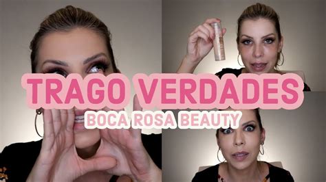 TESTEI A BASE BOCA ROSA BEAUTY YouTube