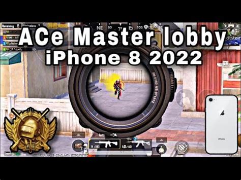 IPHONE 8 PUBG Mobile Gameplay 4 Finger Claw In Ace Master Lobby With