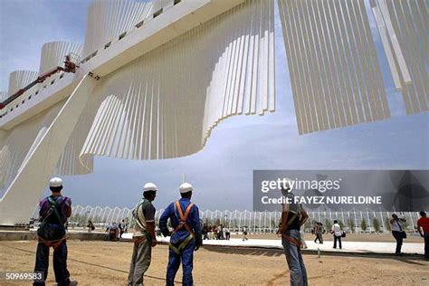 181 Construction Work Continues On Athens Olympic Stadium Stock Photos ...