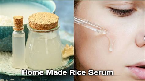 Diy Rice Water Serum For Face Korean Skincareget Clear Smooth Glass