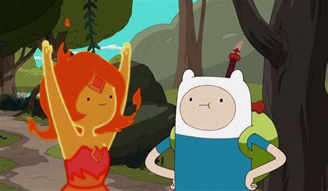 Adventure Time Anime Finn And Flame Princess