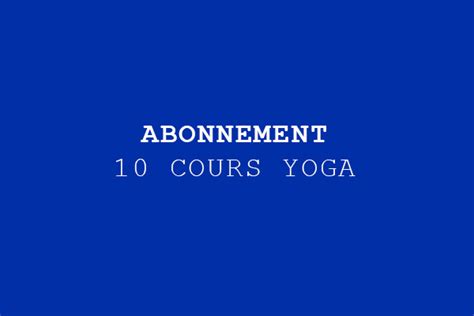 Carte de 10 cours de yoga At Aûm Paris