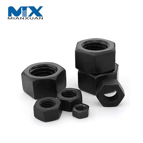 Ansi Asme Hex Nut Carbon Steel Standard Manufacturer Black Zinc China