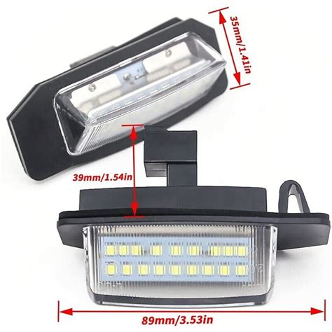 Pcs Led License Number Plate Light Lamps For Eclipse