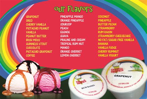 Flavors and Signature Novelties – Taste The Tropics USA