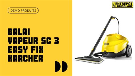 Nettoyer La Vapeur Avec Le Balai Vapeur Sc Upright Easyfix Karcher