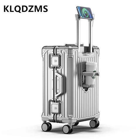 Klqdzms Gep Ck Auf R Dern Aluminium Rahmen Boarding Box Gro E Kapazit T