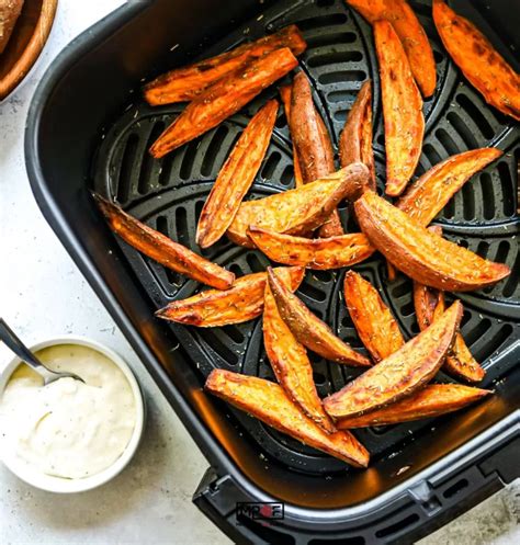 Air Fryer Sweet Potato Wedges Meal Prep On Fleek