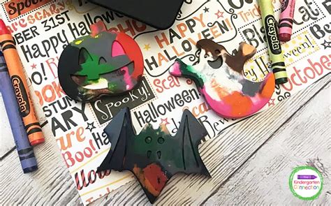 Halloween Melted Crayons The Kindergarten Connection