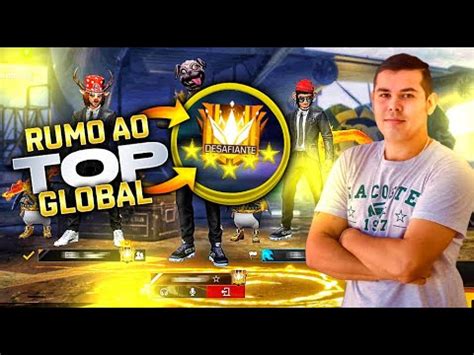 FREE FIRE AO VIVO LIVE ON RANQUEADO RUMO AO TOP GLOBAL YouTube