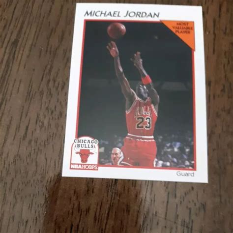 Vintage Michael Jordan Nba Hoops Mvp Chicago Bulls Hof Neuf Mt