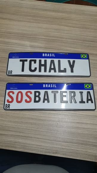 Placa Estilo Mercosul Personalizada No Elo7 Taila Pessoa 17F64AF