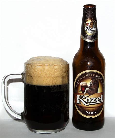 Kozel Dark , Lager oscura 3.8% AVB (Velkopopovický Kozel, Rep. Checa ...