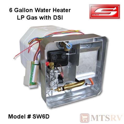 SUBURBAN 6 Gallon Water Heater SW6D LP Gas Direct Spark Ignition DSI