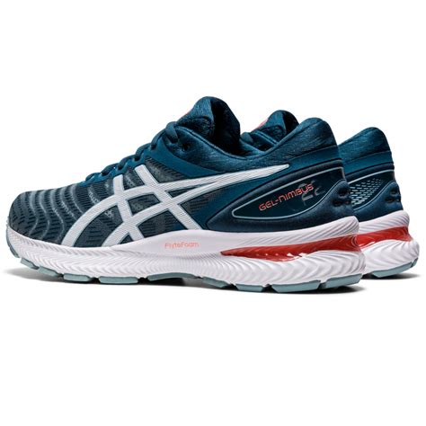 Asics Mens Gel Nimbus 22 Light Steelmagnetic Blue Running Bath