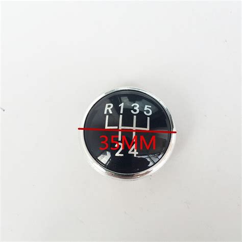 Speed Gear Knob Stick Badge Emblem Trim Cap Cover For Vw Golf Iv