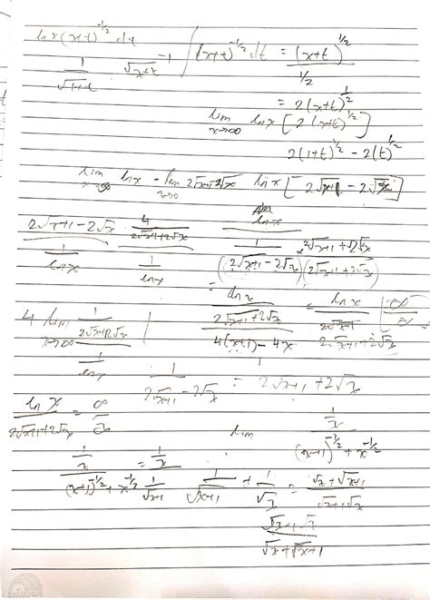 Calculus Evaluating Lim Limits X To Infty Int 0 1 Frac Ln X