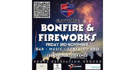 BONFIRE AND FIREWORKS NIGHT - Book your tickets online now