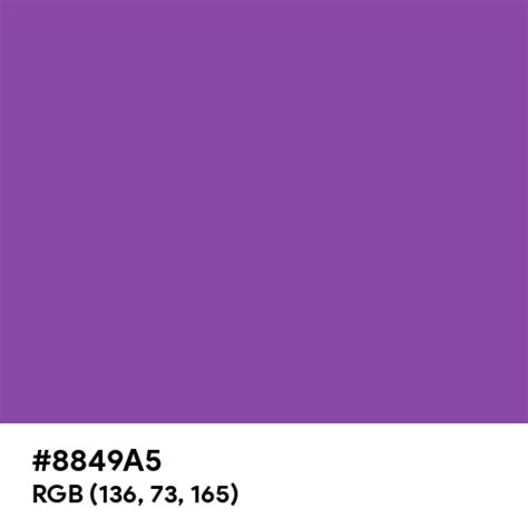 Intense Light Purple color hex code is #8849A5