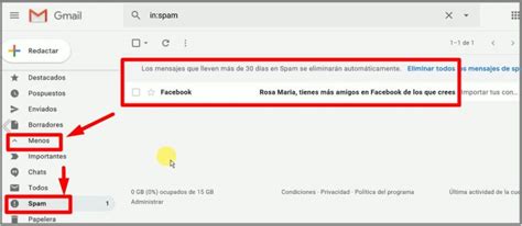 Cómo manejar el correo spam en Gmail Mayores Conectados