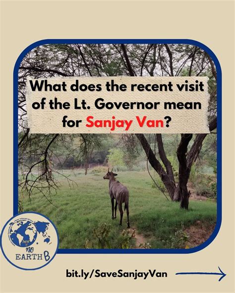 save sanjay van official website   movement