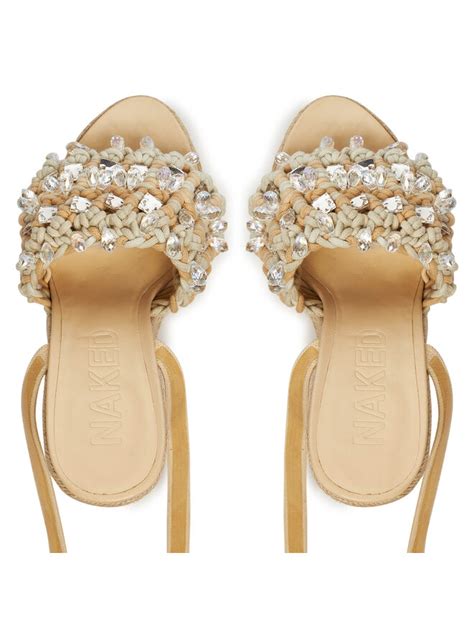 Espadrilles Naked Wolfe Peony Beige Eschuhe De