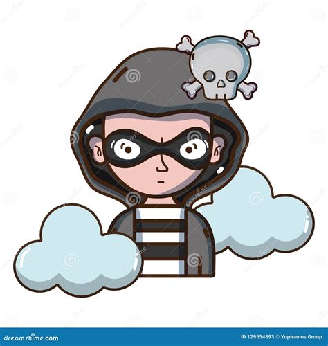 Hacker Cartoon Series Vector Illustration 11785452